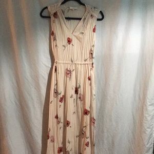 VINCE PLEATED DRESS SIZEXS POLYESTER LIGHT PINK